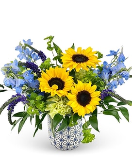 Sun-Kissed Summer Flower Arrangement