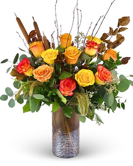 When September Ends Rose Bouquet Flower Arrangement