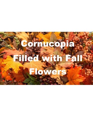 Cornucopia Flower Arrangement
