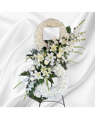 DMV Double white wreath Wreath