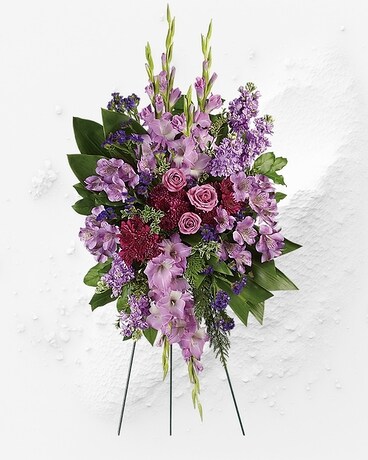 Lavender Reflections Spray Sympathy Arrangement