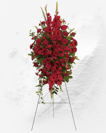 Deep in Our Hearts Spray Sympathy Arrangement