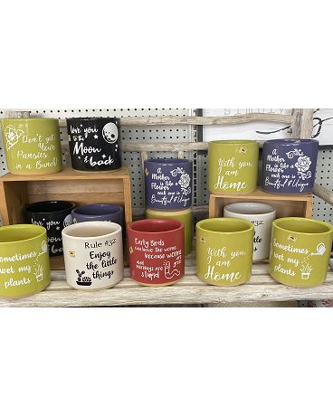 Mugs Flower Arrangement