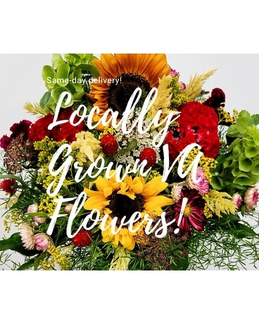 Designer's Choice Locally Grown Flowers Flower Arrangement