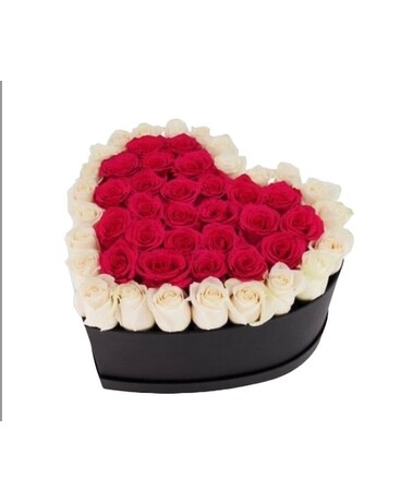 Red or white and both Flower Arrangement