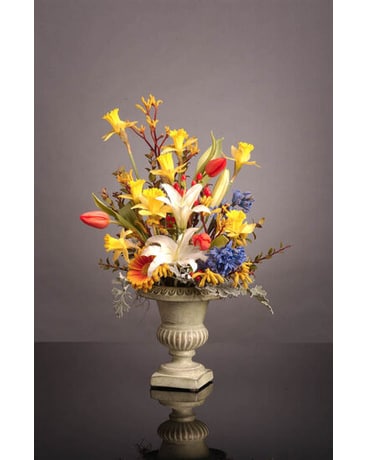 Spring Urn Flower Arrangement