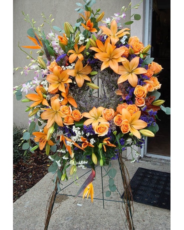Tropical Memories Funeral Arrangement
