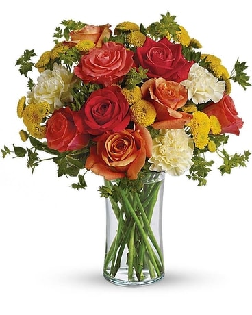 Citrus Kissed Flower Arrangement