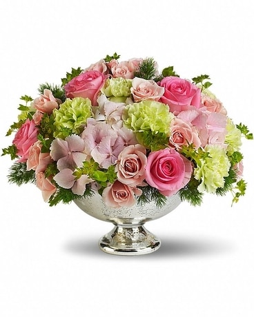 Garden Rhapsody Centerpiece Flower Arrangement