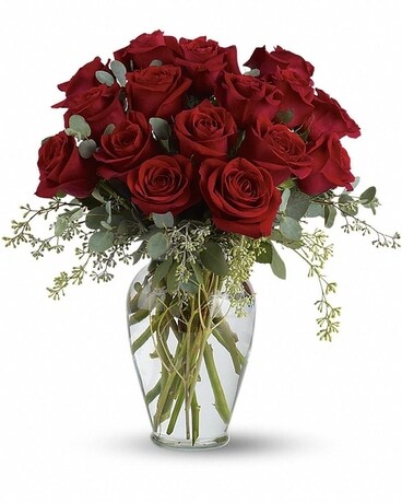 Full Heart Flower Arrangement