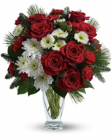 Teleflora's Winter Kisses Bouquet Flower Arrangement