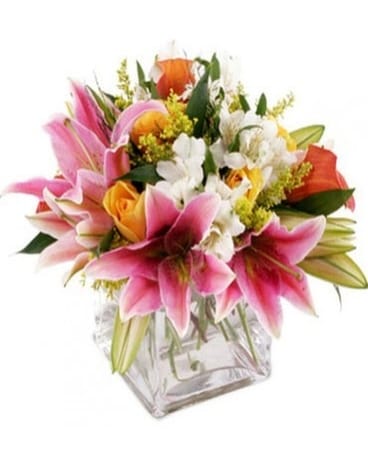 Blooms of Spring Flower Arrangement