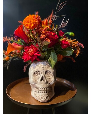 Skull me Flower Arrangement