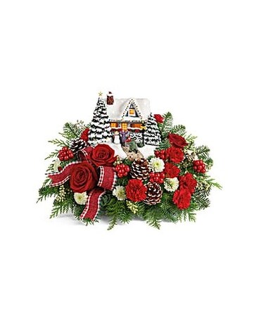 Thomas Kinkade Hero's Welcome-Promo Priced Flower Arrangement