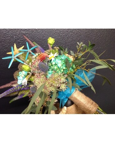 Nautical Bridal Bouquet Flower Arrangement