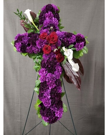 Easel Spray Funeral Arrangement