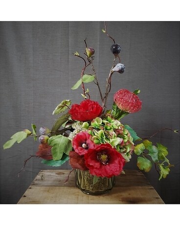 TCL's Harvest Poppies Faux Silk Arrangement Specialty Arrangement