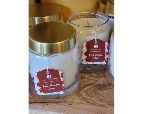 Red Aujour Pear Jar Candle