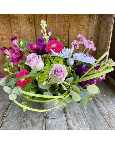 Purple Posh Flower Arrangement