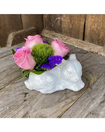 Little Bunny Fu Fu Flower Arrangement