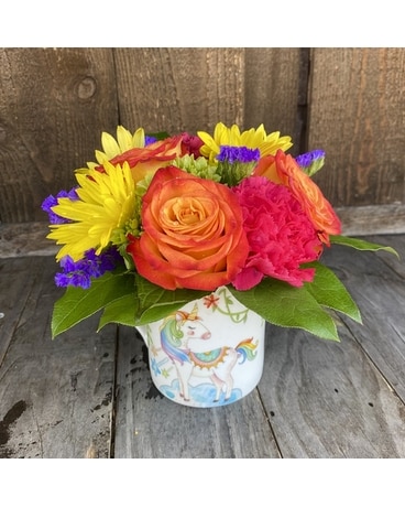 unicorn mug Flower Arrangement