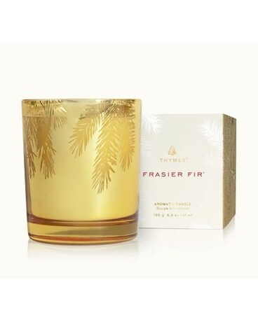 Frasier Fir Medium Poured 9oz Candle, Frosted Wood Grain main image 1