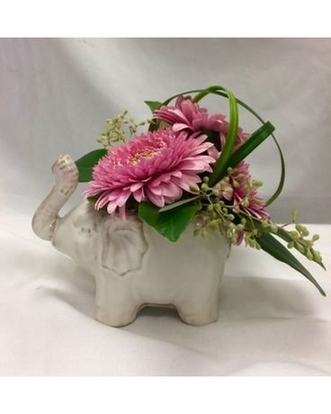 White Elephant Flower Arrangement