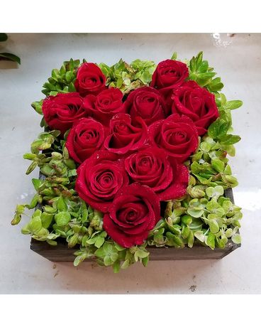 This Hearts for U Flower Arrangement