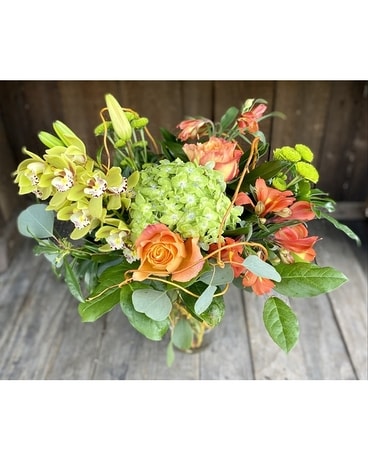 Mango Tango Flower Arrangement