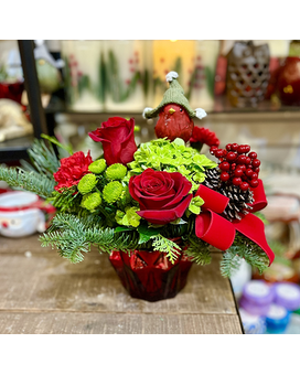 HATS ON HOLIDAY Flower Arrangement