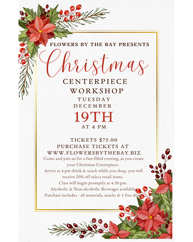 Christmas Centerpiece Workshop Custom product