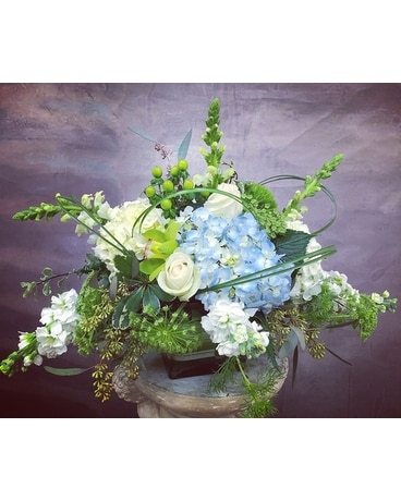 Blue Spirits Flower Arrangement