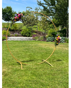 Golden Arch Wedding Arrangement