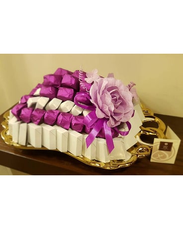 Assorted Milk and Dark Chocolate Nuts in Tray Gifts