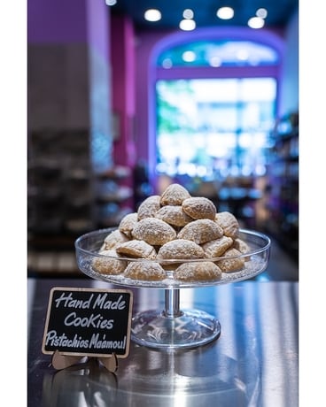 Hand Made Pistachios Cookies 