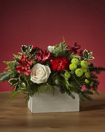 The FTD® Snow Ball Bouquet Flower Arrangement