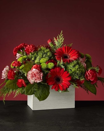 The FTD® Holly Jolly Bouquet Flower Arrangement