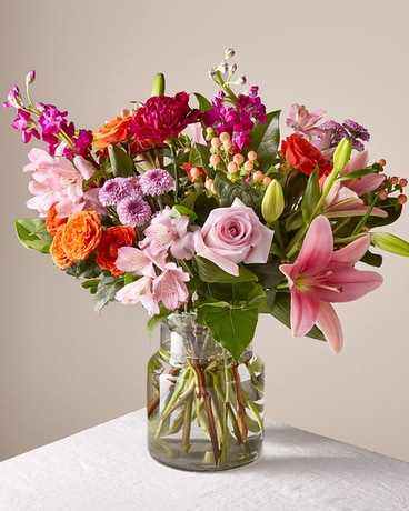 Candy Hearts Bouquet Flower Arrangement