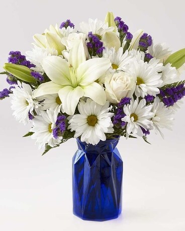 Beyond Blue Bouquet Flower Arrangement