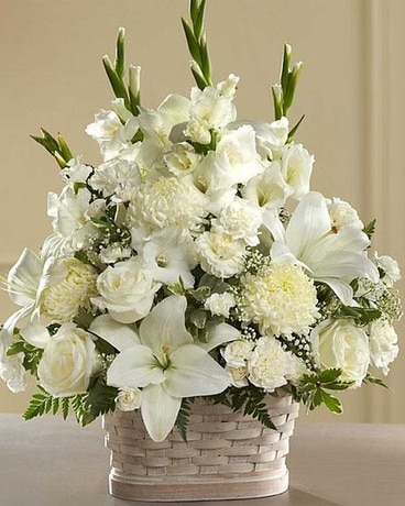 The FTD® Peaceful Passage™ Arrangement Flower Arrangement