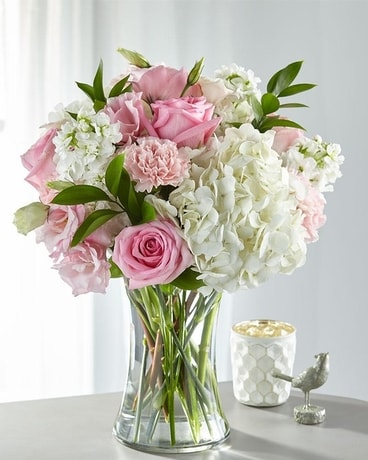 Blushing Pink Bouquet Flower Arrangement