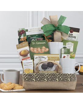 Perk Me Up Gourmet Gift Box Flower Arrangement