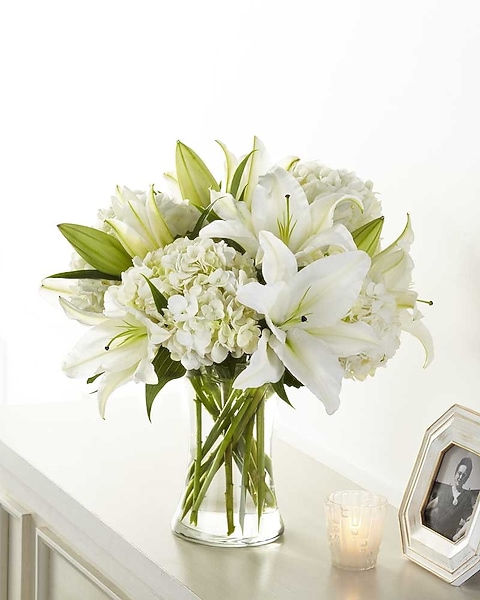 The Compassionate Lily Bouquet in Washington DC - Lee's Flower Shop