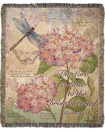 Field Guide Tapestry Throw Flower Arrangement