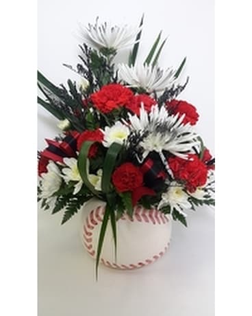 Youngs Own Baseball Bouquet Flower Arrangement