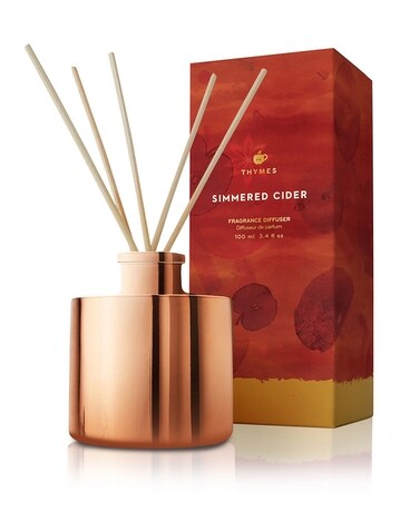 Simmered Cider Petite Reed Diffuser Flower Arrangement
