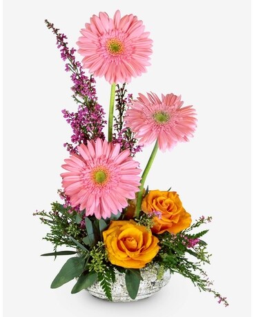 Pretty Pink Gerberas Flower Arrangement