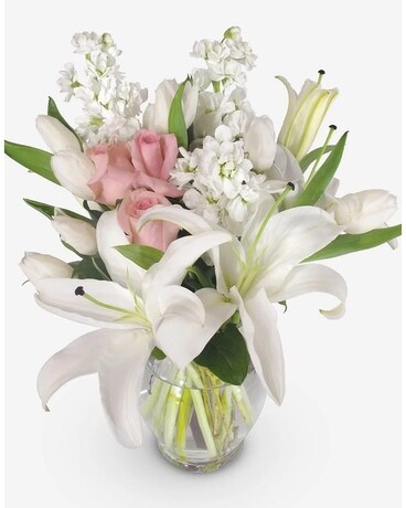 Lily White Flower Arrangement