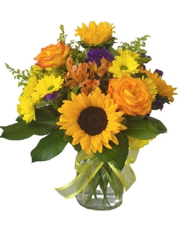 Sunflowers and Sunshine Flower Arrangement