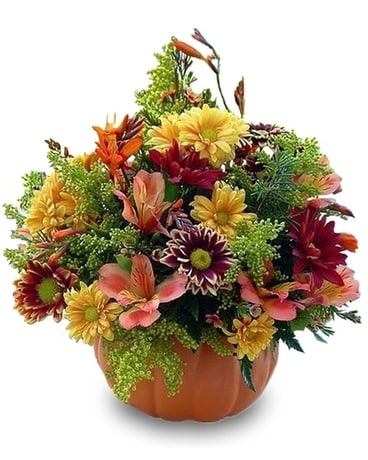 Autumn Pumpkin Bouquet Flower Arrangement